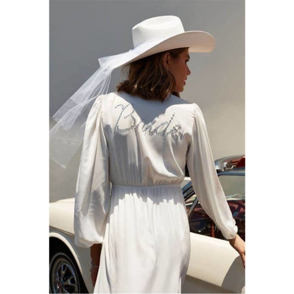NWT Beach Riot Shiloh Bride Swim Coverup Maxi Dress White Size Small